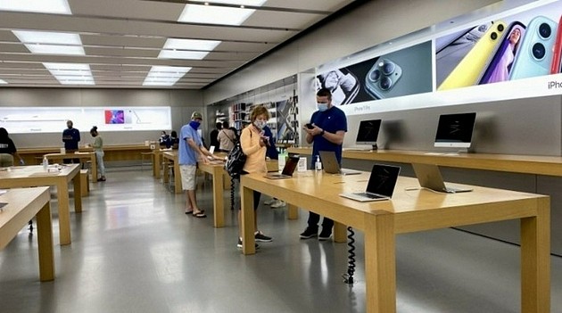 苹果公司计划在美国Apple Store取消对顾客的戴口罩规定 - 1