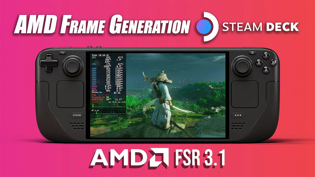 AMD FSR 3.1 和帧生成技术助力，Steam Deck 游戏体验更上一层楼 - 1