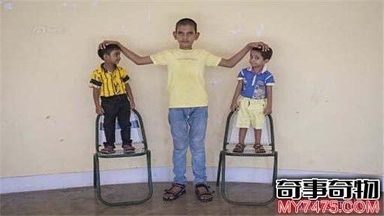 奇闻异事印度5岁男孩（印度5岁男童身高1.75米）