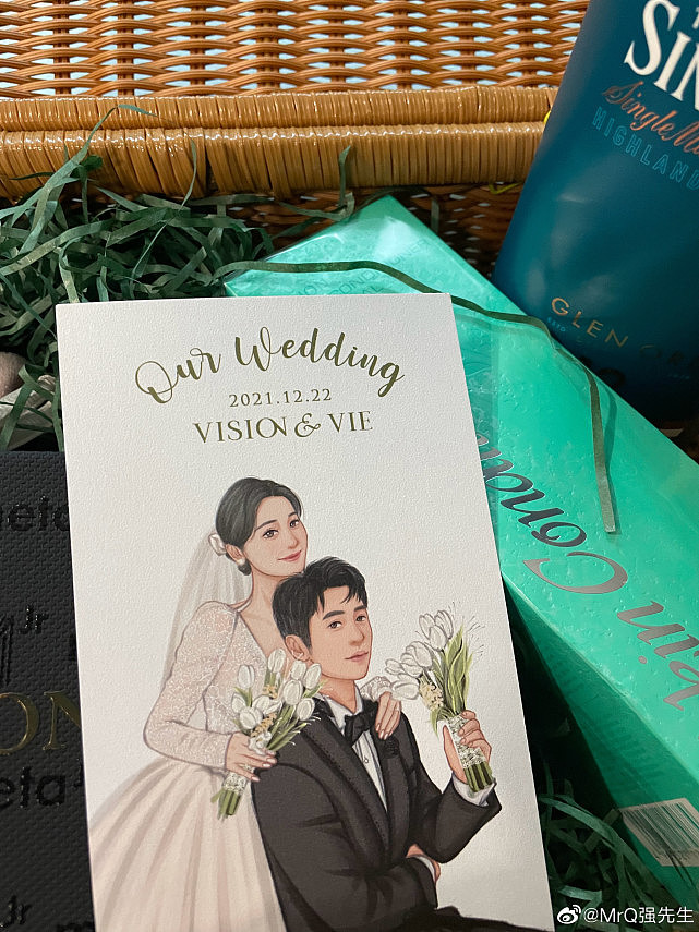 魏晨于玮22日举行婚礼，摄影师再公开新结婚照，两人用情侣英文名超甜蜜 - 3