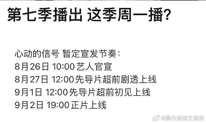 网传心动的信号第七季播出时间 - 1