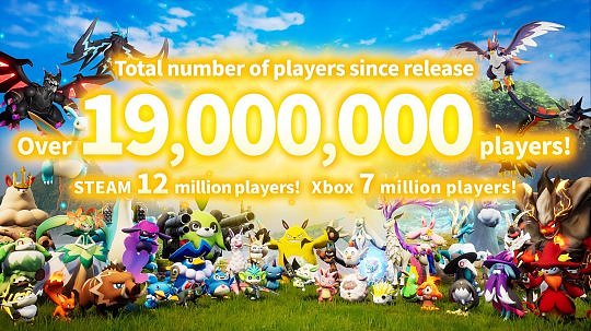 《幻兽帕鲁》上线不到两周，玩家总数已突破1900万人 - 1