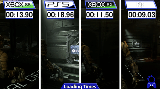 网友分享《死亡空间：重制版》各平台对比视频 PS5加载时间最慢 - 1