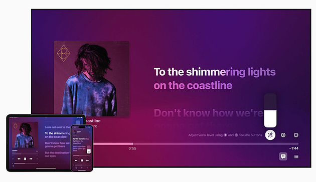 苹果将推出Apple Music Sing功能，类似卡拉OK - 1