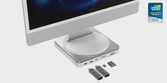 CES 2022：Hyper发布用于24英寸iMac的360度旋转底座及集线器产品 - 1