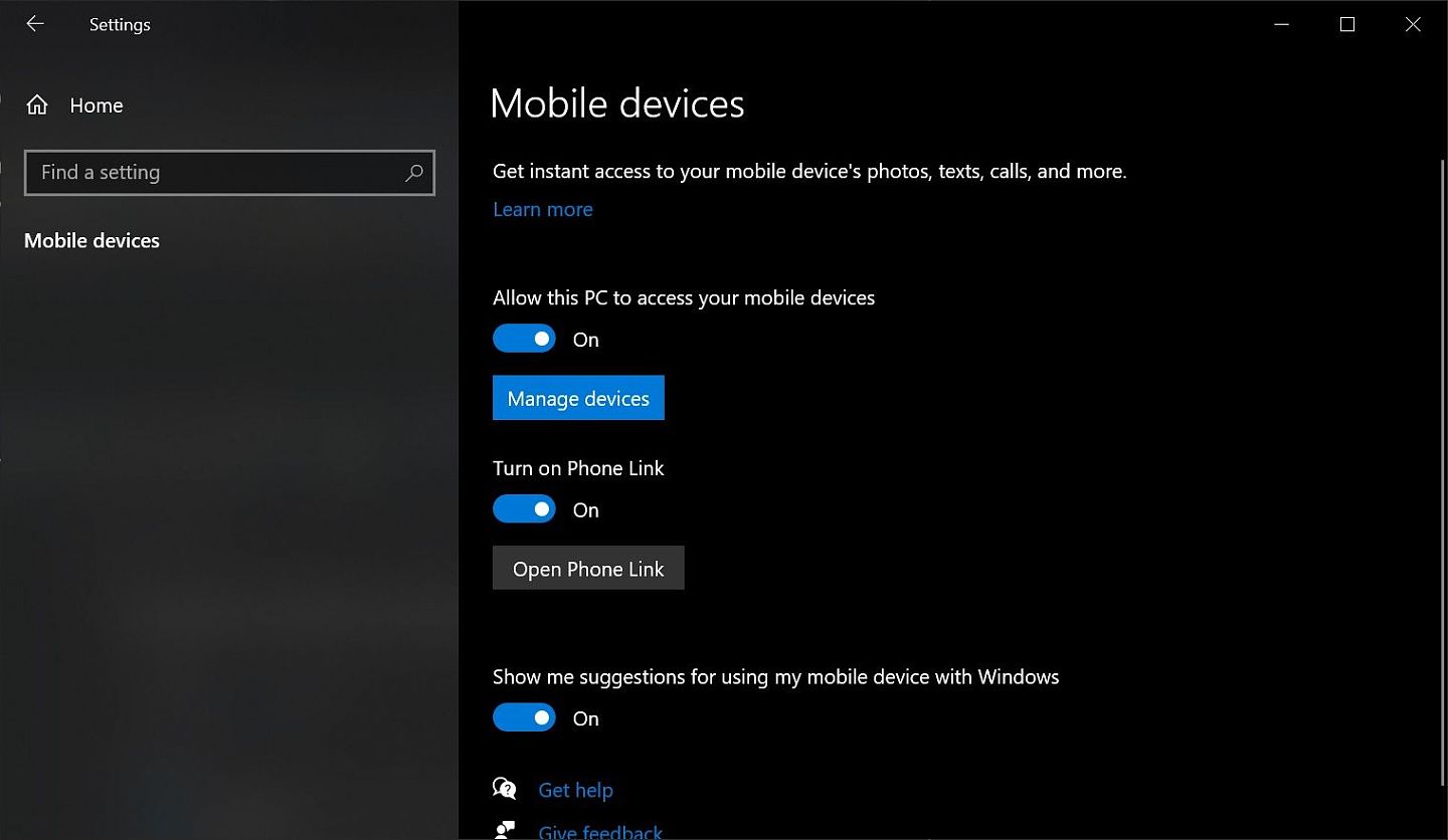 微软向 Win10 下放“移动设备”功能：可访问安卓手机截图 / 照片 - 4
