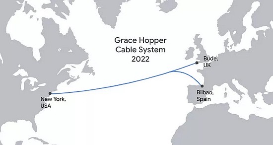 图 | Grace Hopper 电缆连接区域（来源：Google）