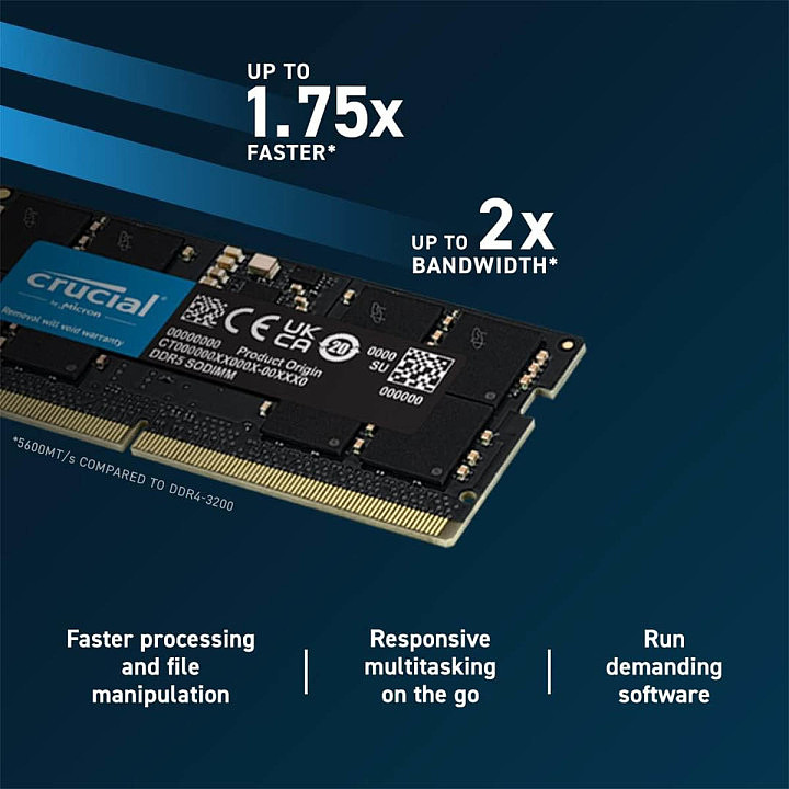 英睿达推出12GB DDR5笔记本内存 带来扩容新选择 - 2