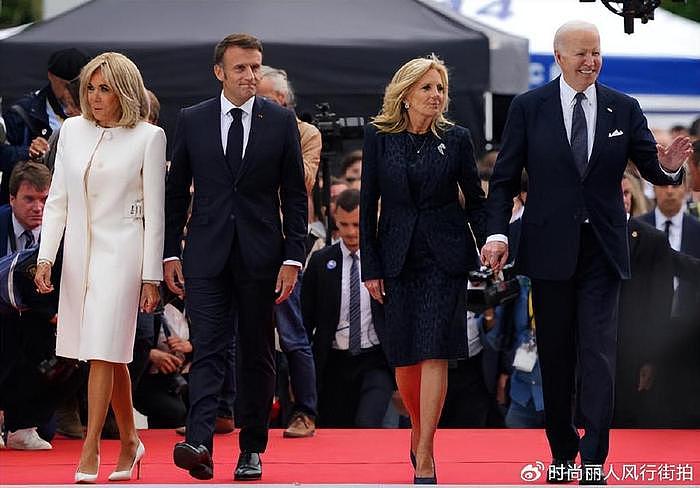 7位总统3位国王齐聚法国！第一夫人们大比拼，布丽吉特白裙又美翻 - 7