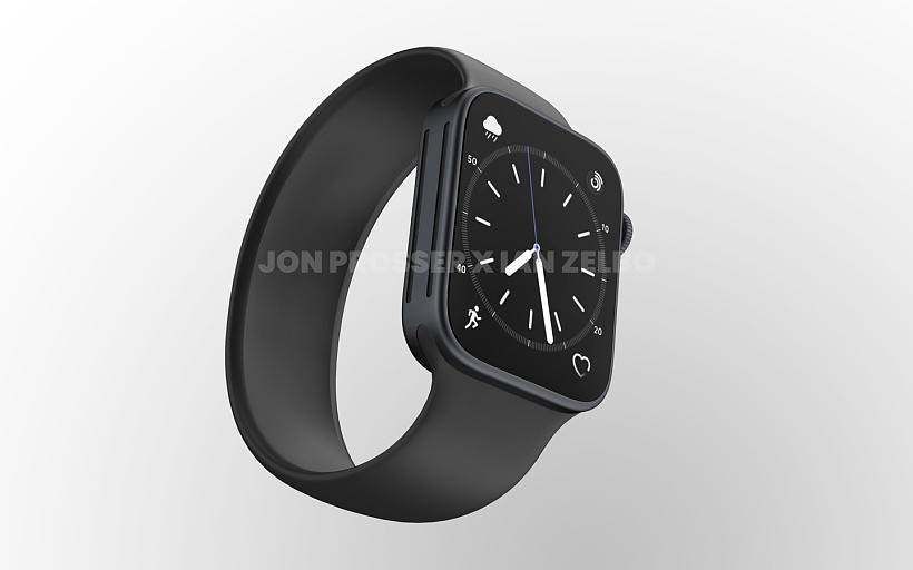 苹果Apple Watch Series 8渲染图曝光 有望采用新型设计 - 6