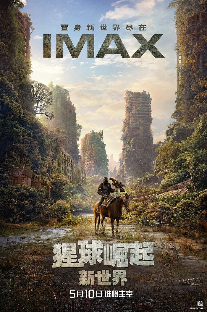 《猩球崛起：新世界》IMAX专属海报发布，IMAX大银幕震撼呈现 - 1