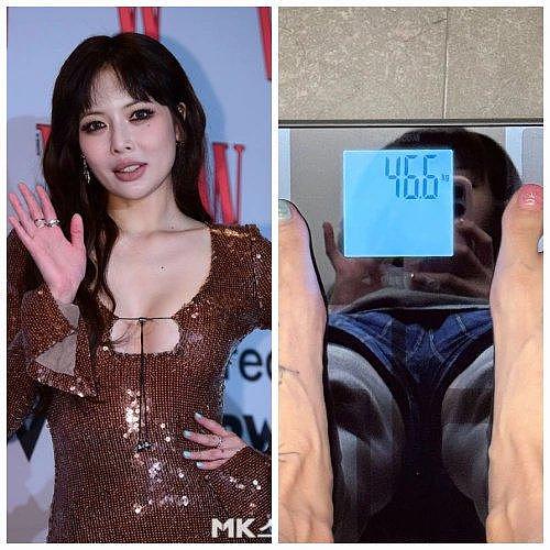 韩国知名女星，自曝体重46.6公斤，宣布自己最近节食成功 - 5