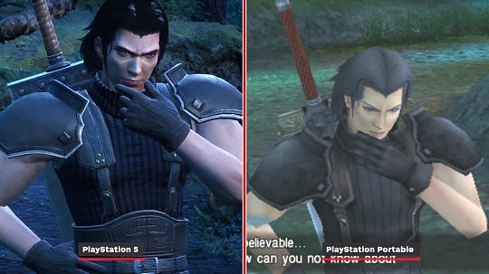 《最终幻想7：核心危机 再融合》PS5版与原版对比视频 视觉效果显著提升 - 4