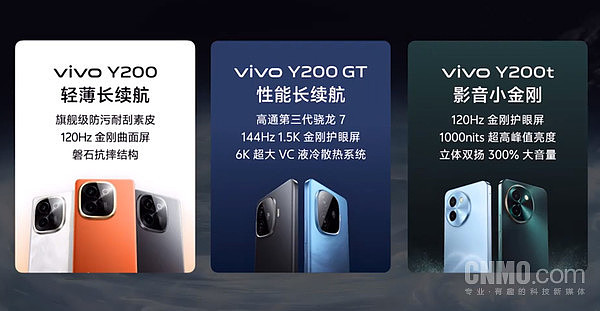 vivo Y200系列发布！标配6000mAh电池 售1099元起 - 1