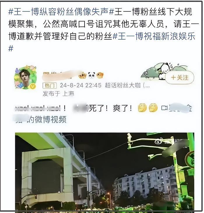 王一博演唱会风波持续发酵，被批纵容粉丝偶像失声，网友呼吁严查 - 9