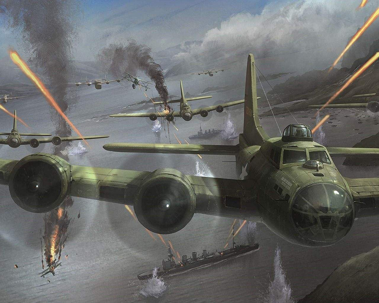 第二次世界大战时期，轰炸机可装10个炮塔，为何还打不过战斗机？ - 1