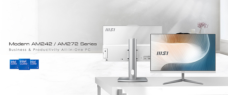 微星推出 Modern AM242 / 272 系列一体机：至高酷睿 7 150U、HDMI 视频输入 - 1