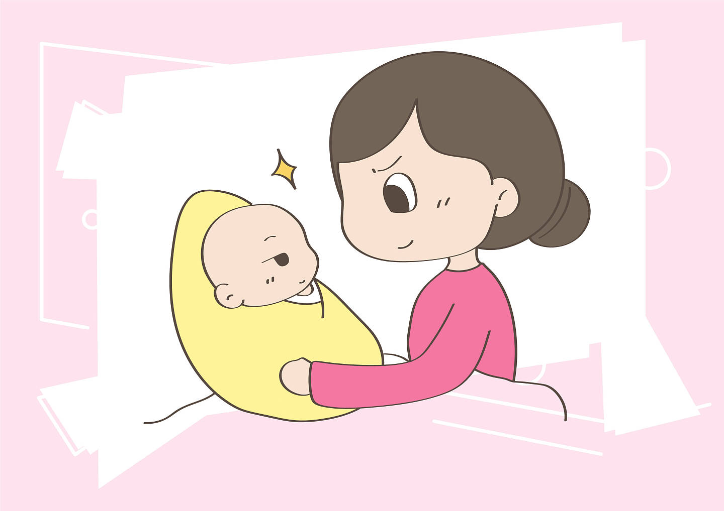刚出生的宝宝，如果有这些个表现，是在向妈妈传导健康信号 - 1