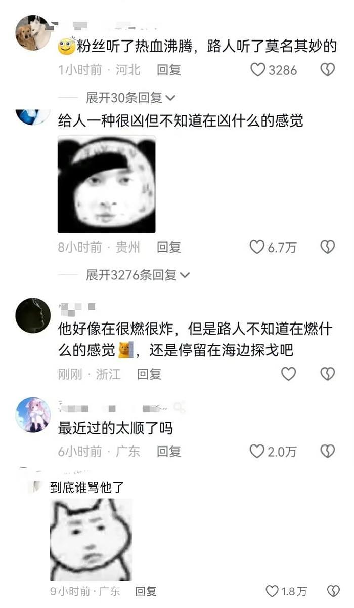 王鹤棣新歌口碑翻车！歌词狂妄曲风过时，网友直呼：莫名其妙 - 13