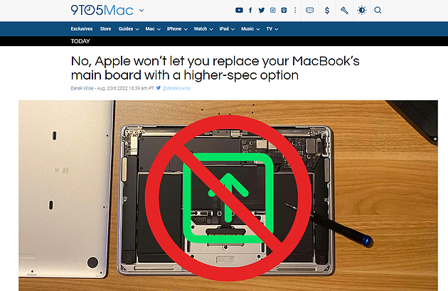 苹果M1 MacBook Air/Pro已支持自助维修，但无法升级配置 - 1