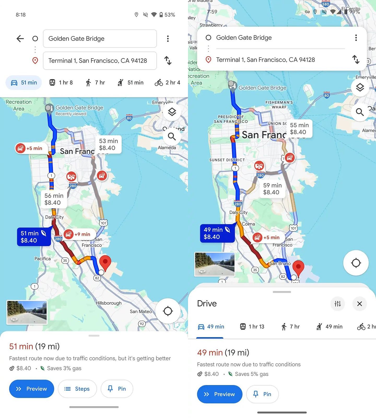 谷歌翻新地图应用：界面更简洁、交互更舒适 - 6