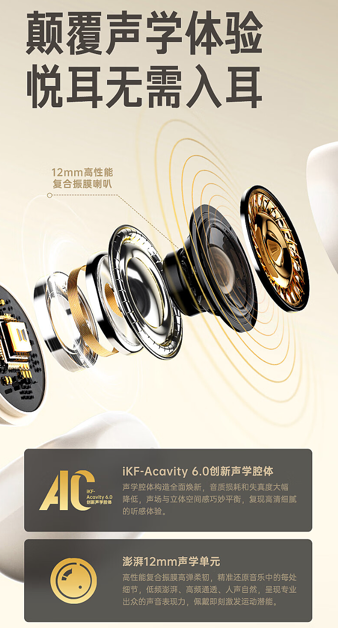 iKF Air Clip 开放式耳机开启预售：IPX5 防水、60 小时综合续航，首发 169 元 - 2