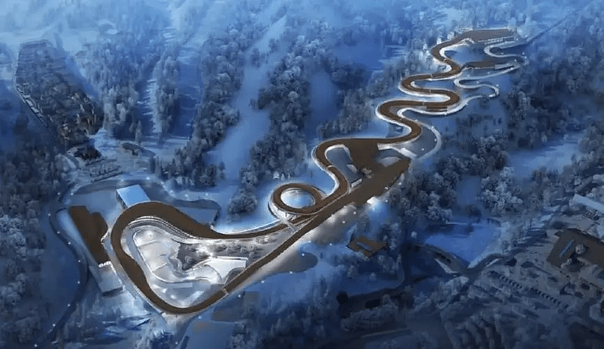 冬奥场馆大揭秘—国家雪车雪橇中心！外形如龙，建造难度最大 - 1
