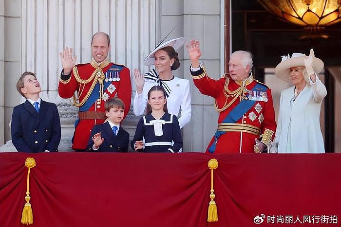 凯特王妃终于来了！带王室三宝出席庆典，穿白裙亮相瘦得让人心疼 - 9