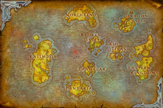 网友分享《魔兽世界》1999年的地图，展现艾泽拉斯变迁 - 2