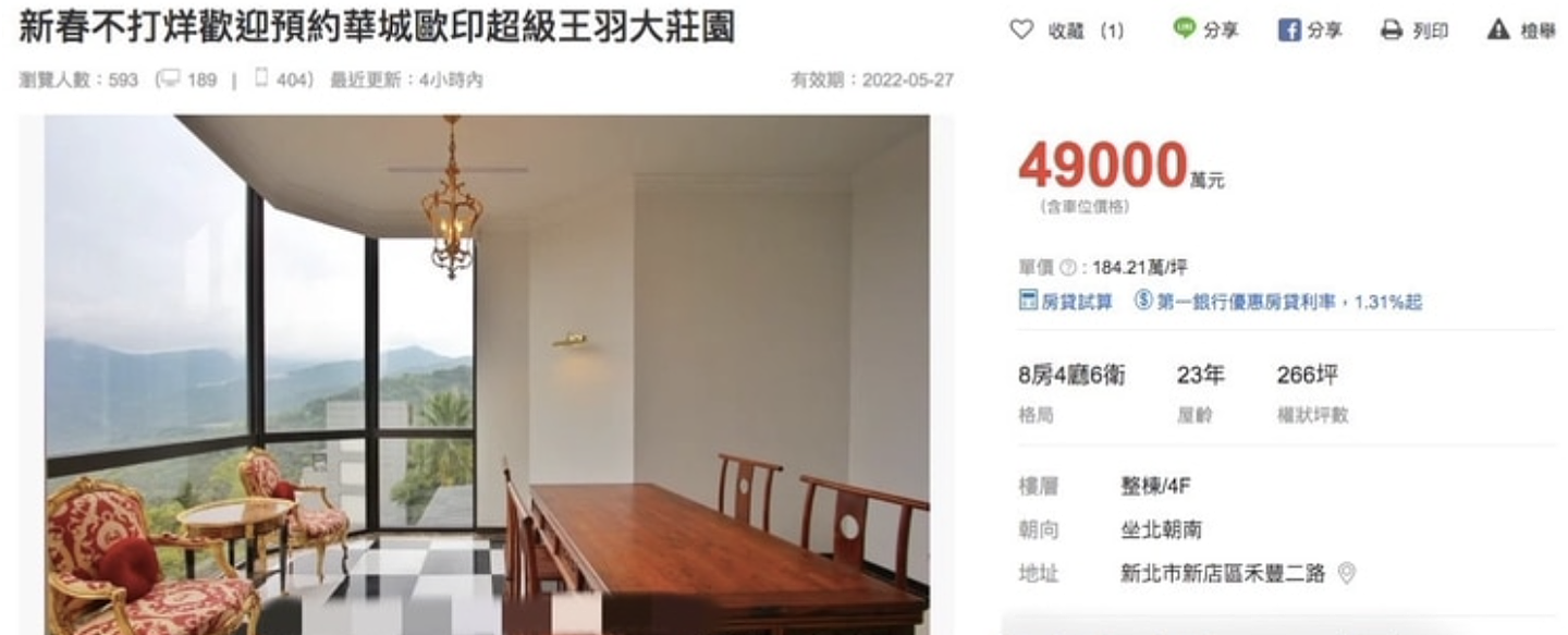 王羽豪宅被叫卖1.1亿元，次女澄清早已过户他人，被曝仍有3亿遗产 - 8