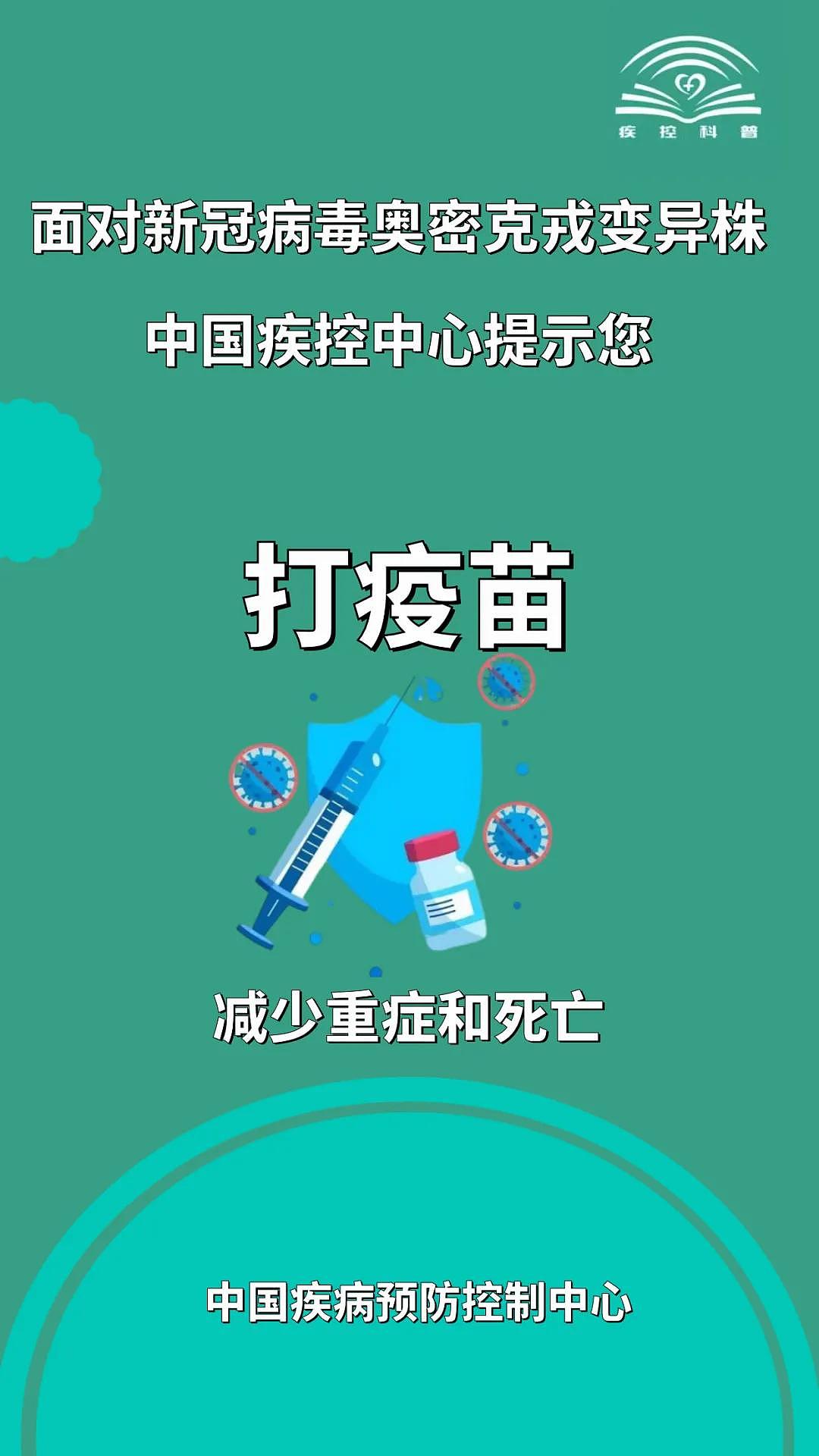 狐大医 | 面对新冠病毒奥密克戎变异株，中国疾控中心提示您 - 3
