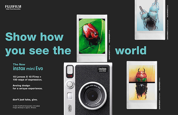 富士推出胶片数码混合型相机Instax Mini Evo - 1