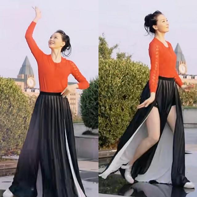 48岁王艳晒跳舞视频，跳舞场地引关注，可远眺北京二环内商圈 - 2