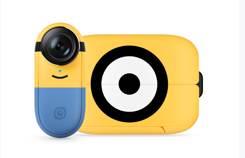Insta360 GO 2拇指相机小黄人联名版限量发售：配专属充电盒 - 1