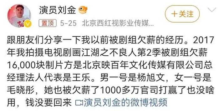 毛晓彤被曝欠薪1250万，7年前高收入惹争议，网友：她也不红 - 1