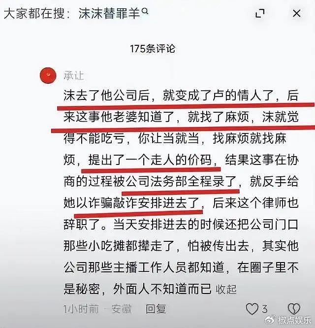 炸裂！多方证实三只羊沫沫被抓，和卢文庆私生活有关，隐情全曝光 - 7