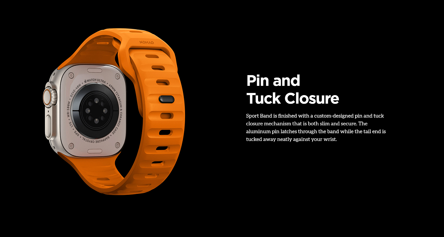 采用高辨识度设计，Nomad 推出适用于 Apple Watch 的限量款“Blaze”表带 - 4