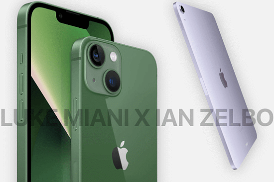 苹果将在发布活动中推出墨绿色iPhone 13和紫色iPad Air - 1