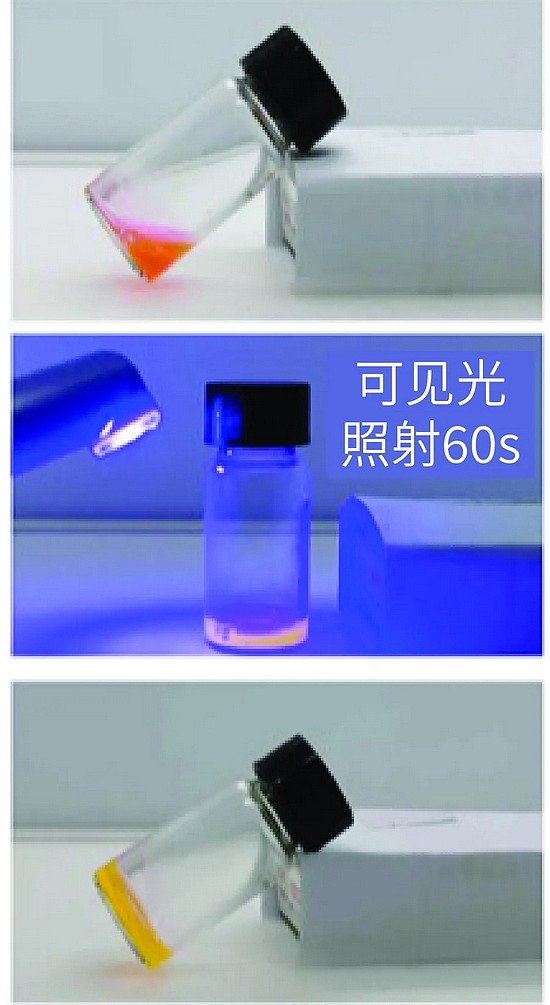 430~530 nm可见光激光笔即可以激活HAD形成水凝胶