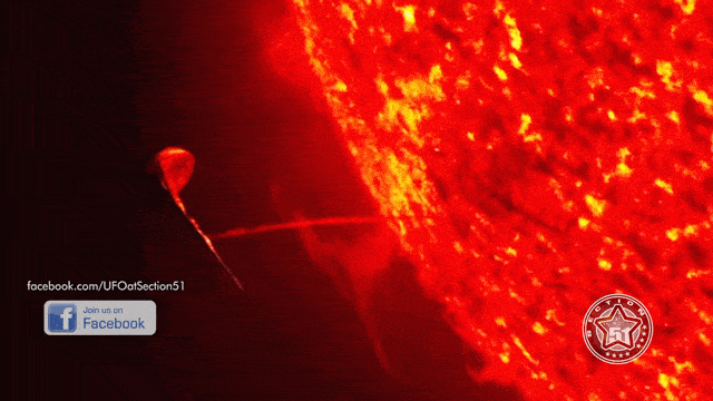 太阳表面再度出现不明物体，科学家认为地球周围充满外星飞船 - 6
