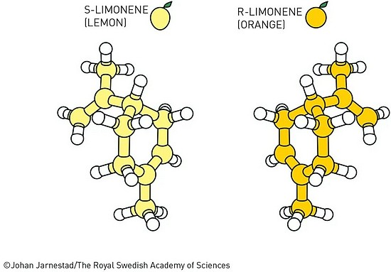 不对称有机催化不仅让化学合成变得更为绿色，还能协助合成不对称的分子（图片来源：诺奖官方推特）