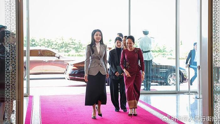 柬埔寨第一夫人访韩第二天更美了！泡泡秀裙装惊艳，比金建希耐看 - 15