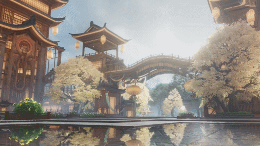 《剑网3》全新风格“广都镇”视觉效果升级 - 12