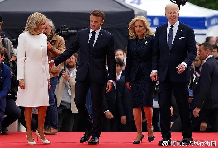 7位总统3位国王齐聚法国！第一夫人们大比拼，布丽吉特白裙又美翻 - 8