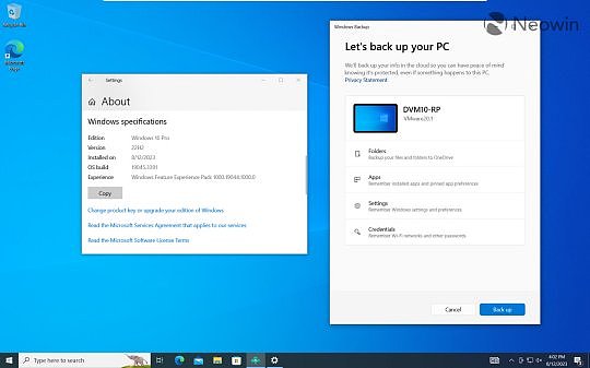 不止 Win11，Win10 也获得了新的 Windows 备份应用 - 1