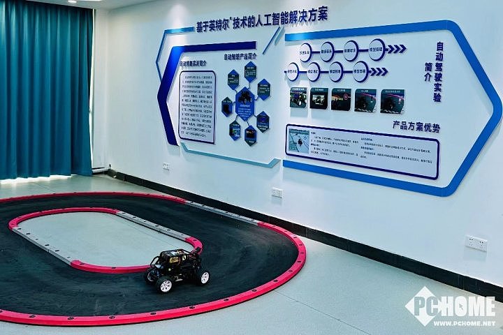 武汉工程大学基于英特尔技术的自动驾驶实验