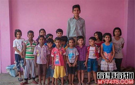 奇闻异事印度5岁男孩（印度5岁男童身高1.75米）