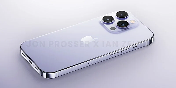 iPhone 14 Pro最新高清外形图公布：淡紫色美如画 - 6