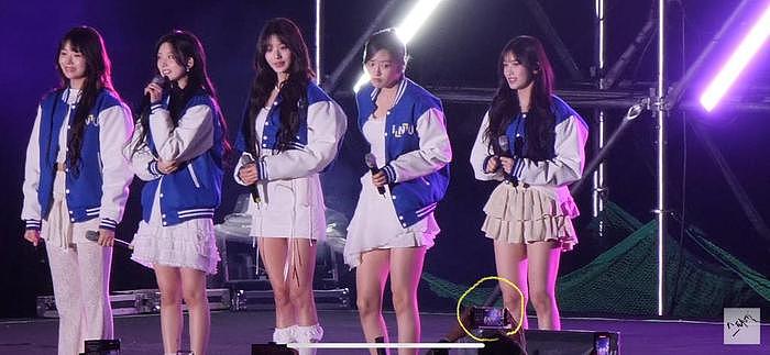 韩国知名女团成员，在大学庆典表演现场，疑似指责台下观众 - 4
