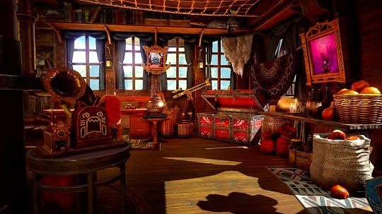 《怪物猎人崛起：曙光》公开猎人房间展示视频 住进调查帆船后部的豪华客舱 - 5